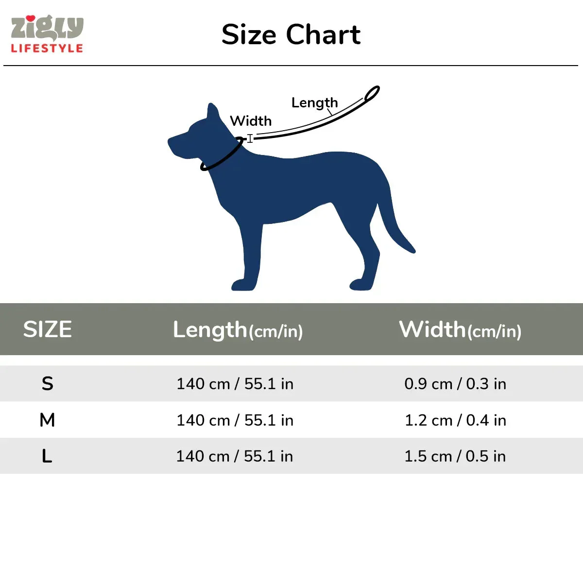 ZL Reflective Rope Dog Leash - Red  - Image 9